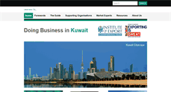 Desktop Screenshot of kuwait.doingbusinessguide.co.uk